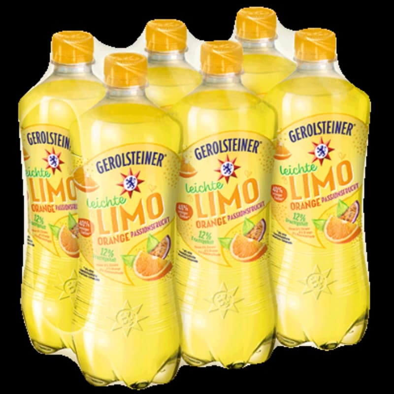 Gerolsteiner Leichte Limo Orange Passionsfrucht 6x0,75l
