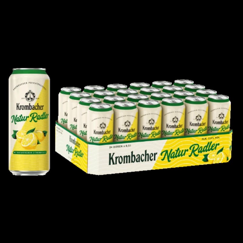 Krombacher Natur Radler 24x0,5l Dosen