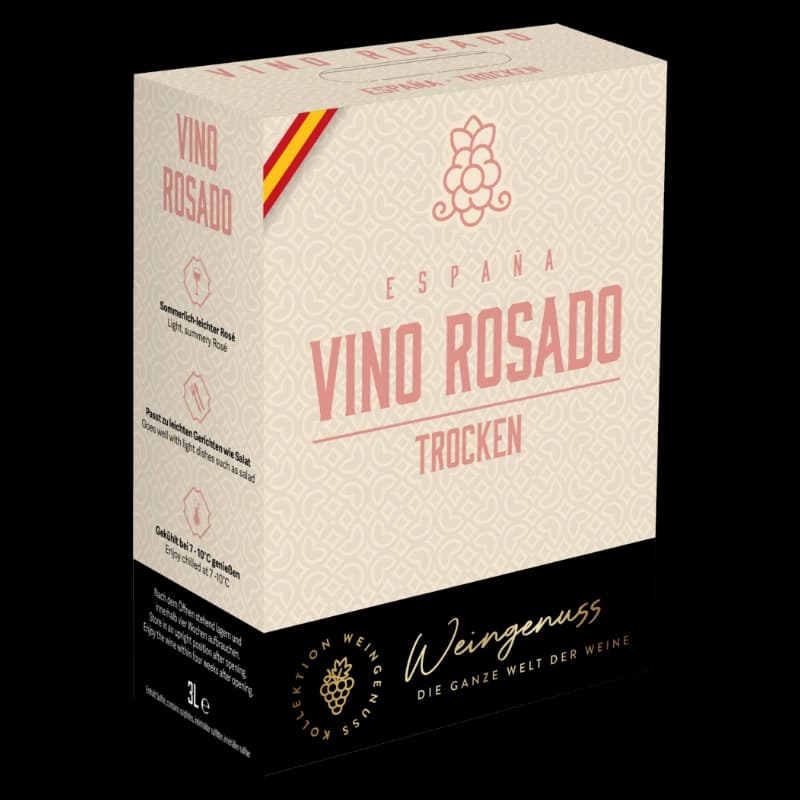 Weingenuss Rosewein aus Spanien trocken 3l