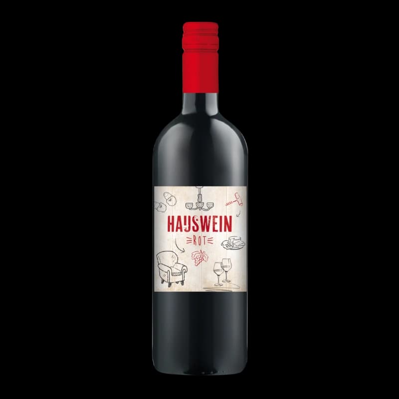Hauswein Rot Pfalz QbA halbtrocken 1l