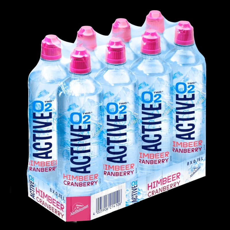 Active O2 Himbeer Cranberry 8x0,75l