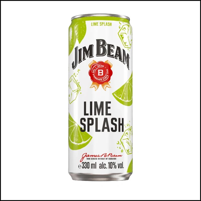 Jim Beam Lime Splash 10% 0,33l Dose