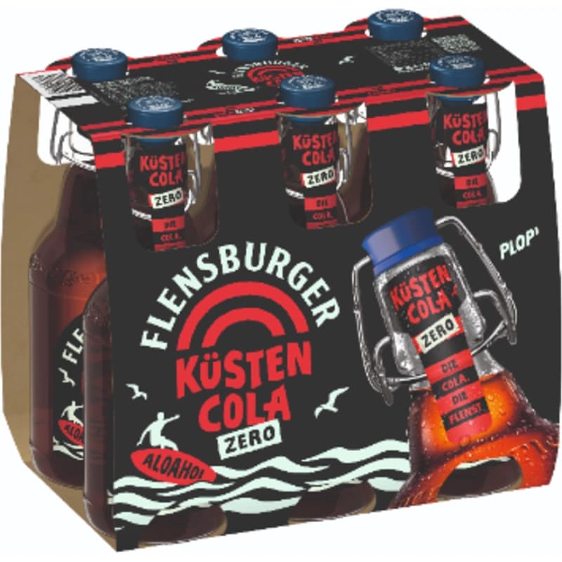 Flensburger Küsten Cola Zero Bügelverschluss 6x0,33l