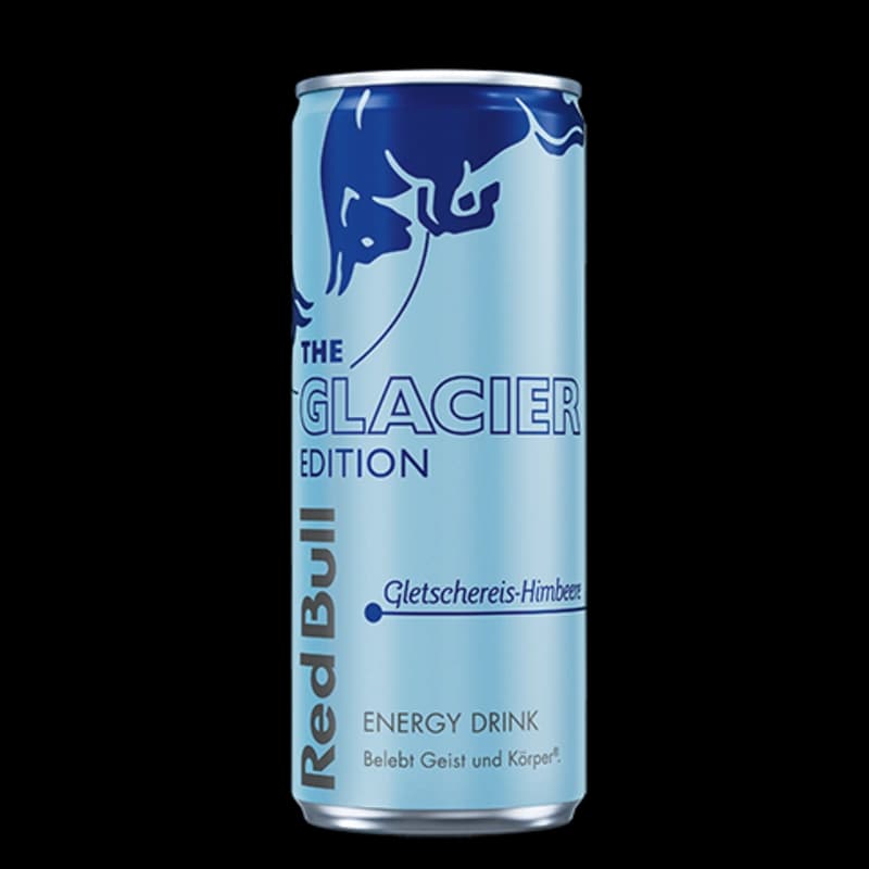 Red Bull Glacier Edition Gletschereis-Himbeer 0,25l 