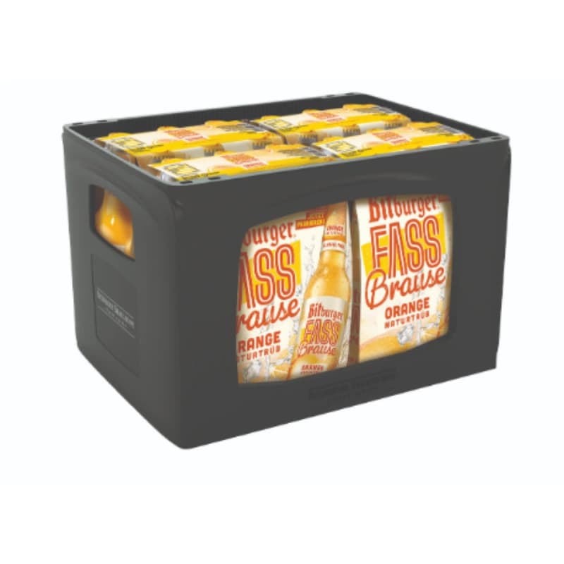 Bitburger Fassbrause Orange naturtrüb 4x6x0,33l 