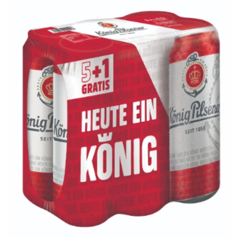 König Pilsener 5+1x0,5l