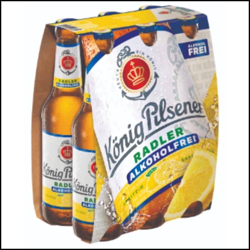 König Pilsener Radler alkoholfrei 6x0,33l 