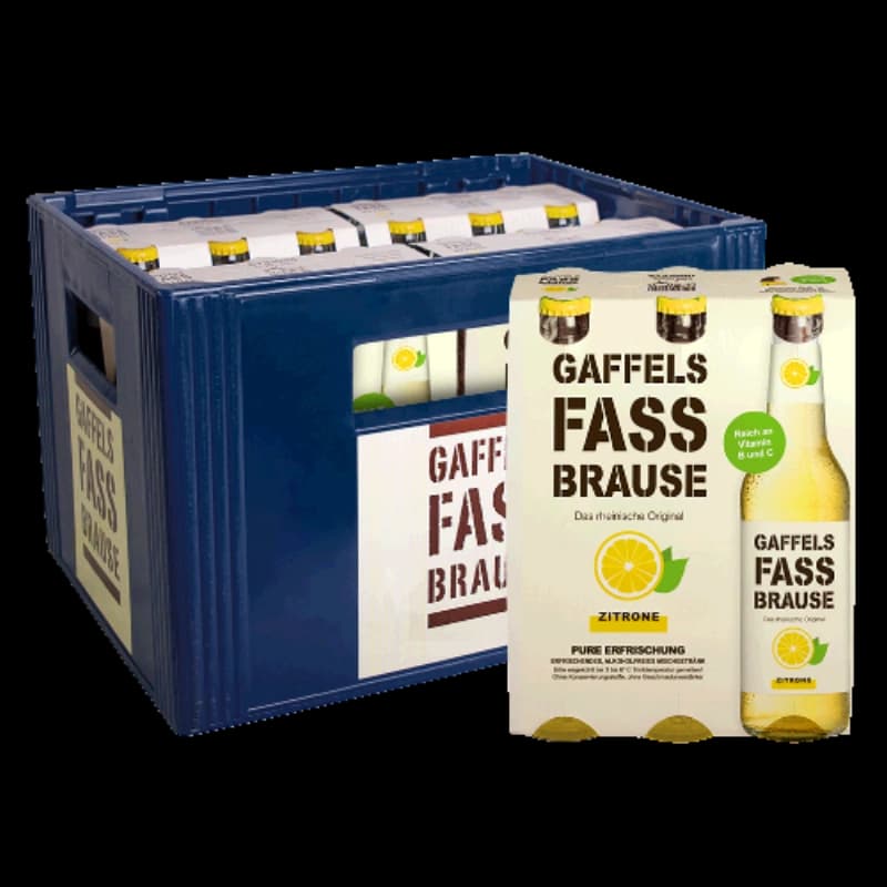Gaffels Fassbrause Zitrone 4x6x0,33l