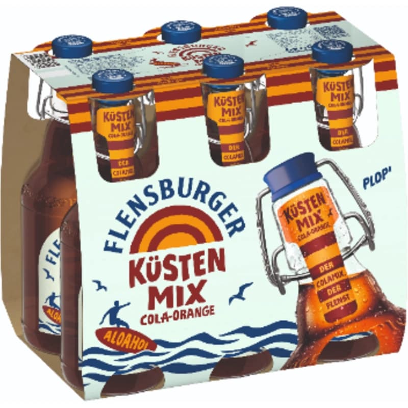 Flensburger Küsten Mix Cola-Orange Bügelverschluss 6x0,33l