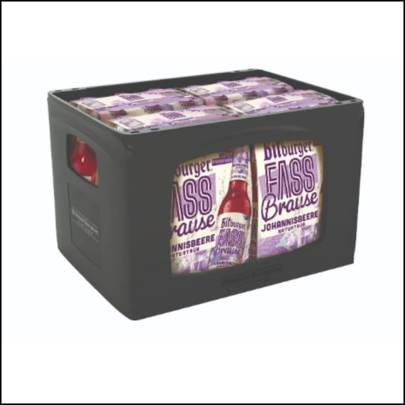 Bitburger Fassbrause Johannisbeere 4x6x0,33l