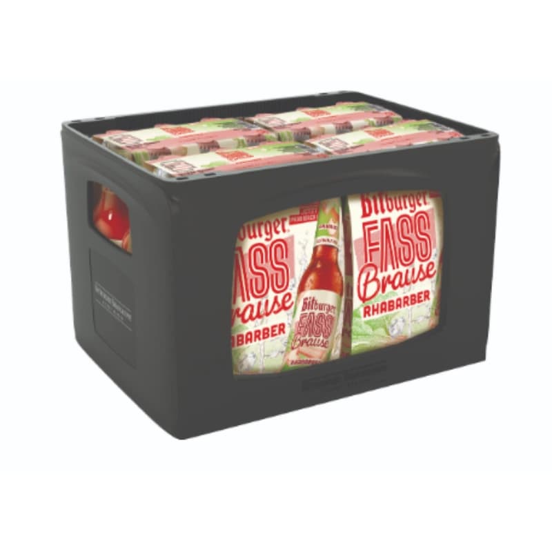 Bitburger Fassbrause Rhabarber 4x6x0,33l