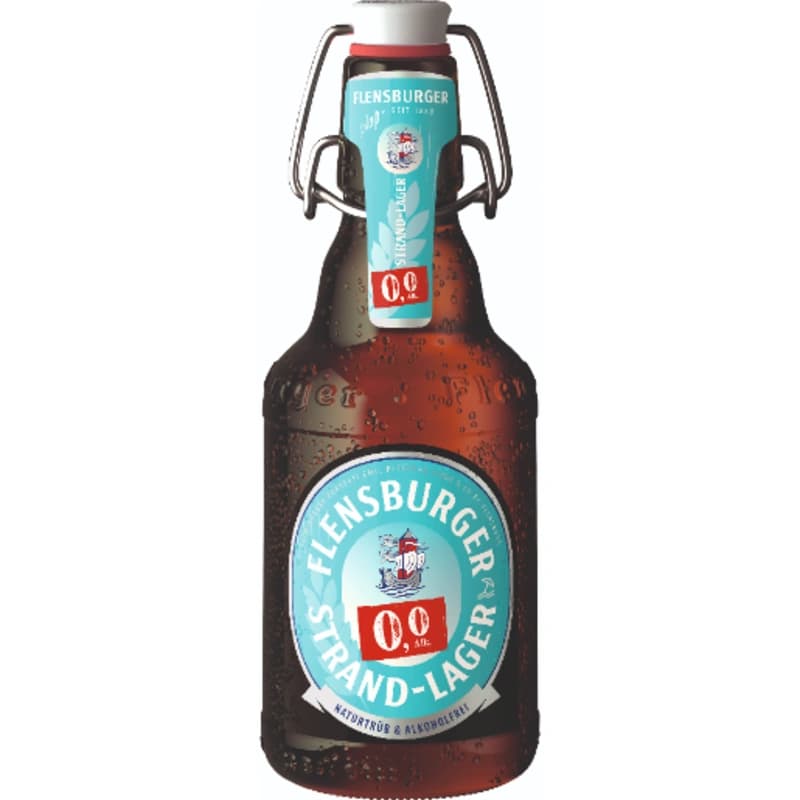 Flensburger Strand-Lager 0,0% Bügelverschluss 0,33l