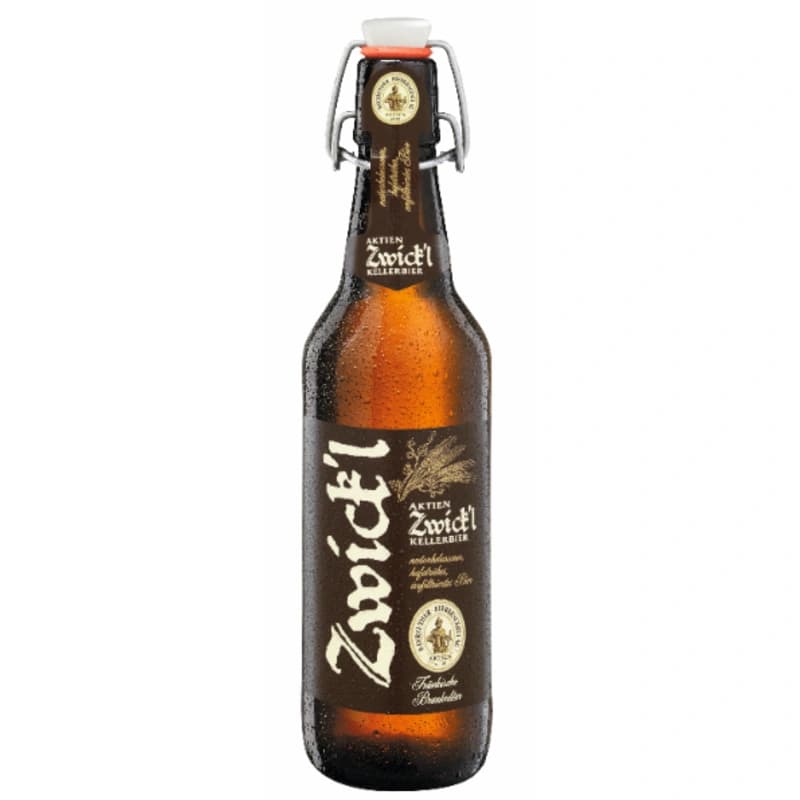 Aktien Zwickl Kellerbier Bügelverschluss 0,5l