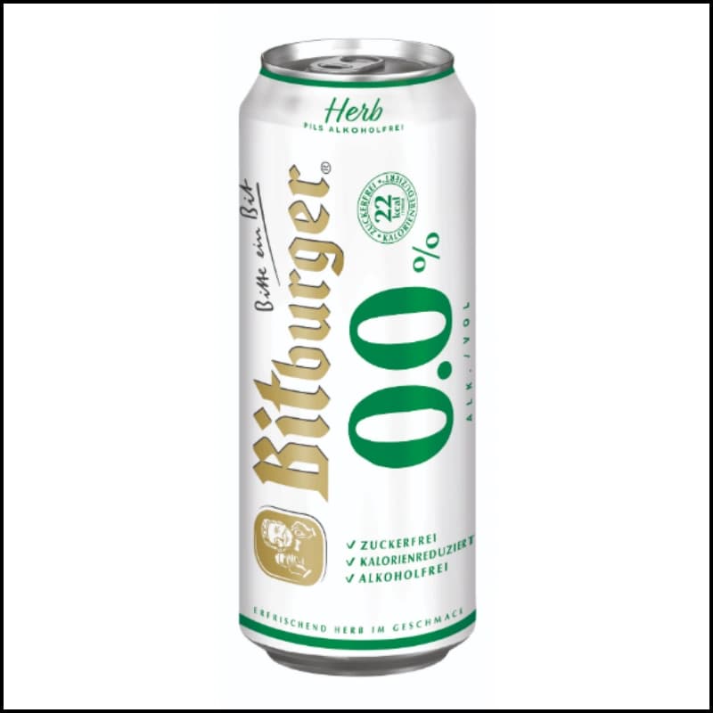 Bitburger 0,0% Herb 0,5l 