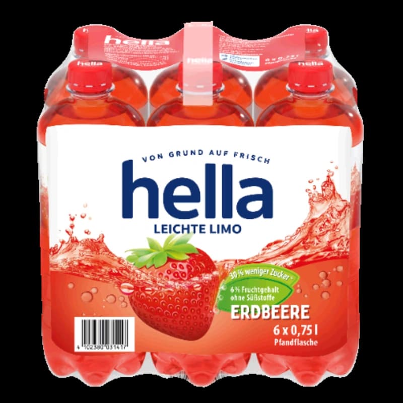 hella Limo Erdbeer 6x0,75