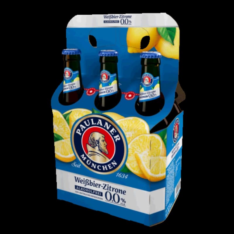 Paulaner Weißbier-Zitrone 0,0% 6x0,33l 