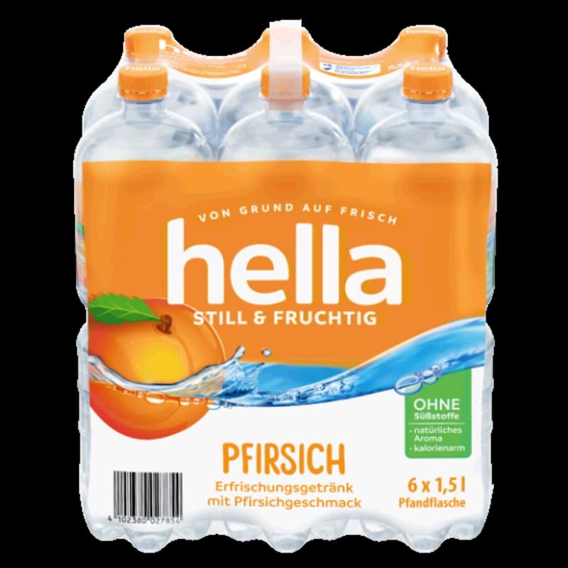 hella Pfirsich Still & Fruchtig 6x1,5l 