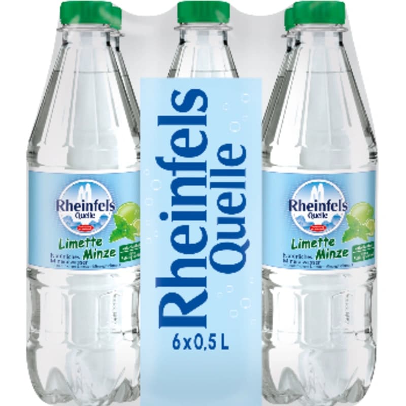 Rheinfels Quelle Limette Minze 6x0,5l 