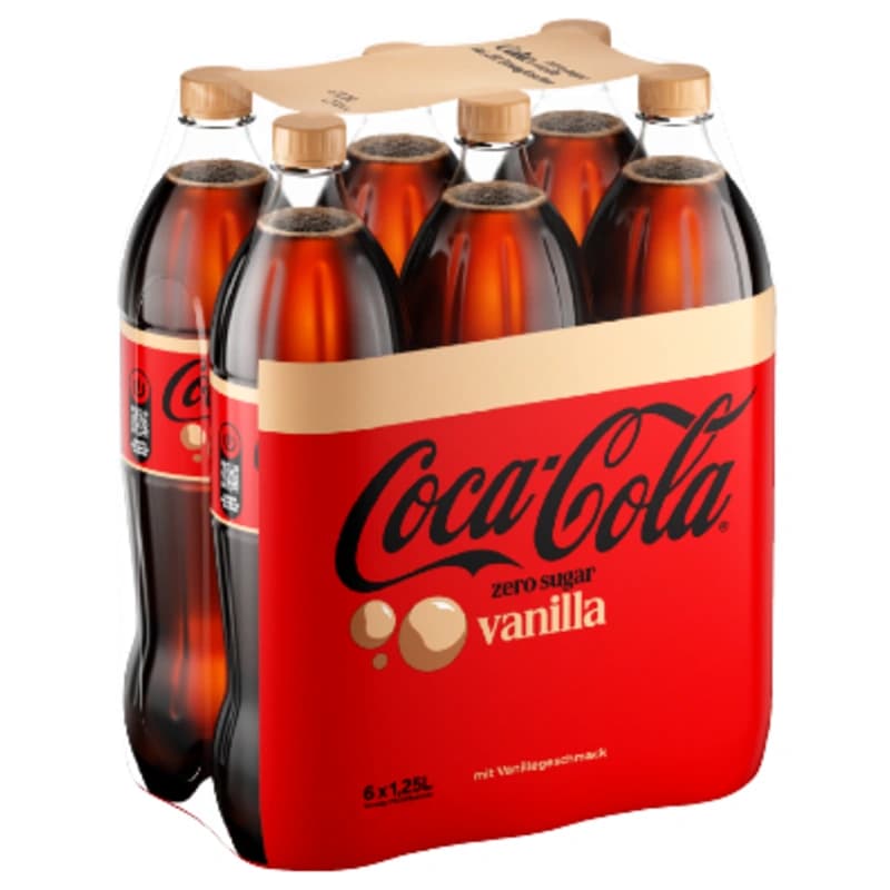 Coca-Cola Zero Vanille 6x1,25l