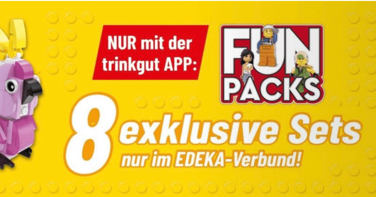 LEGO® Sammelaktion bei trinkgut Göldner: So sichert Ihr Euch die Fun-Packs