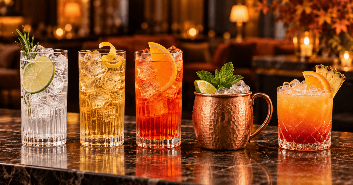 Gemütlicher Cocktailabend im Herbst: 5 Drinks für zu Hause