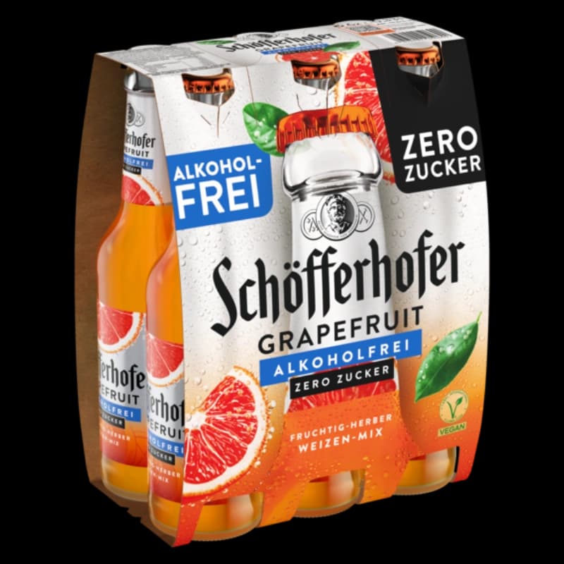 Schöfferhofer Grapefruit akoholfrei zero 6x0,33l