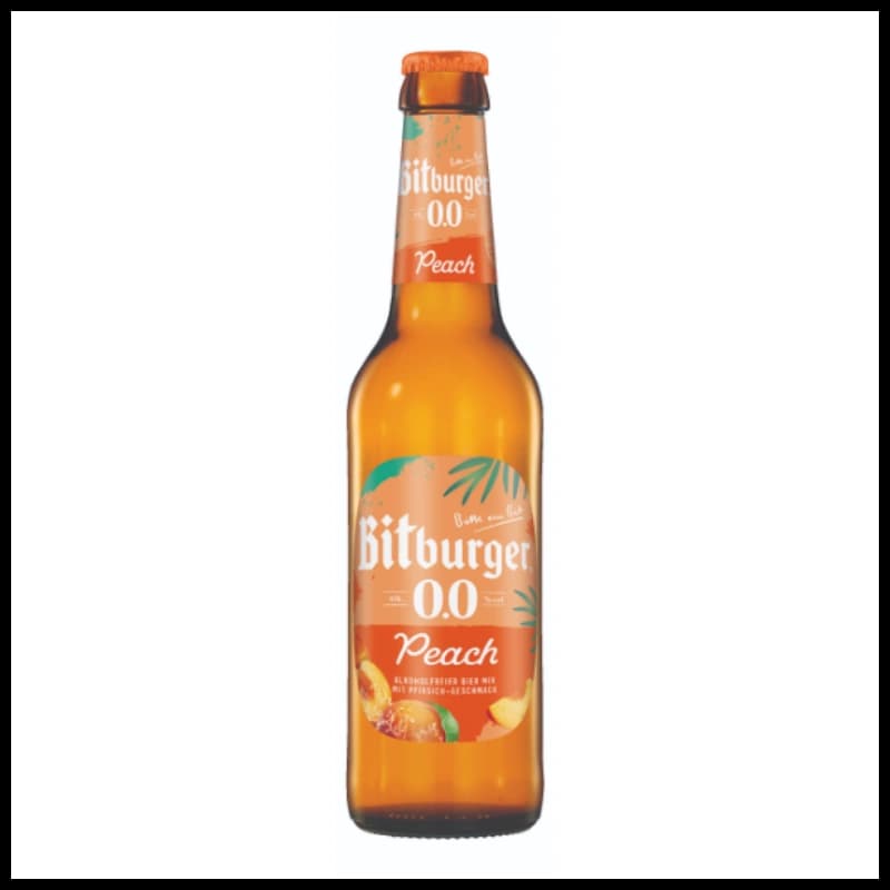 Bitburger 0.0% Peach 0,33l