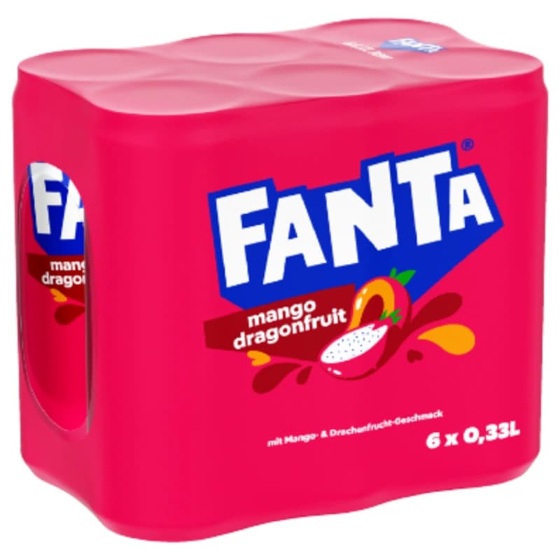 Fanta Mango Dragonfruit 4x6x0,33l