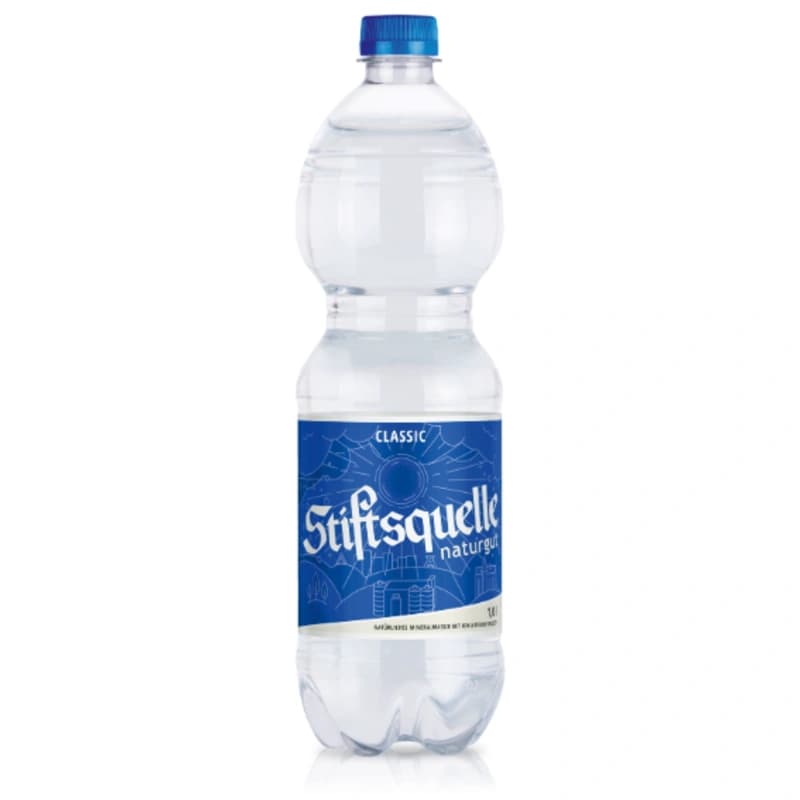 Stiftsquelle Natürliches Mineralwasser 1l DPG