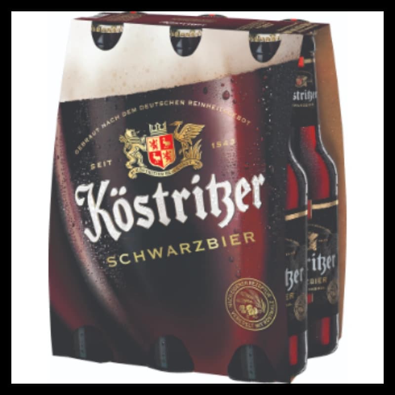 Köstritzer Schwarzbier 6x0,33l