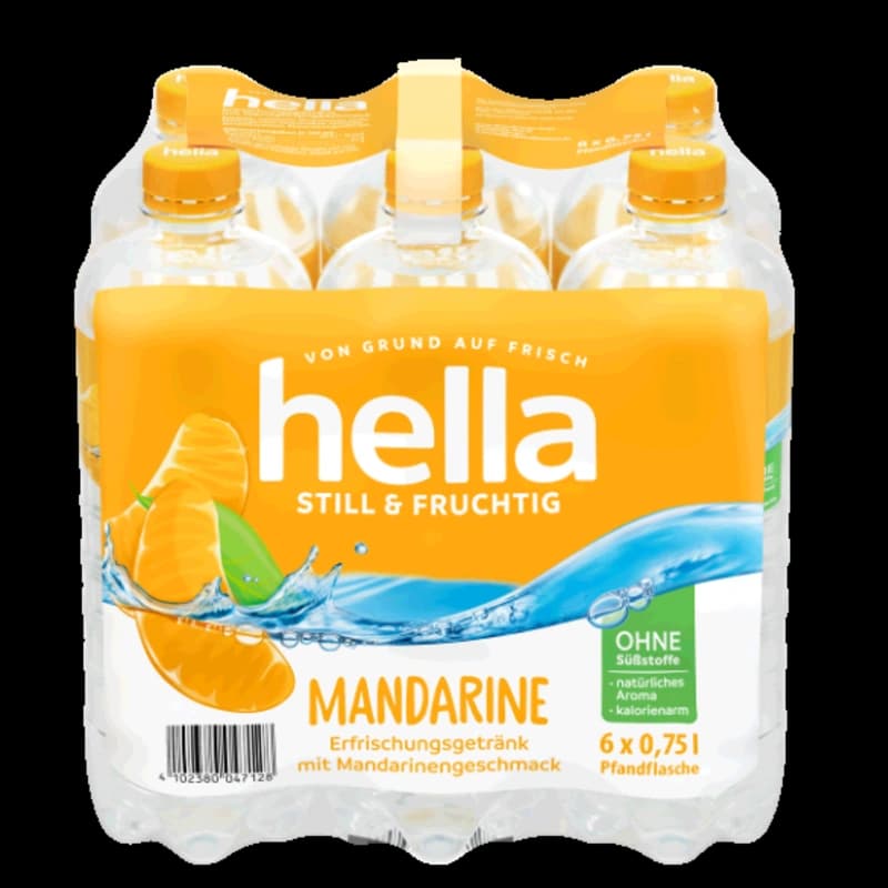 hella Mandarine Still & Fruchtig 6x0,75l