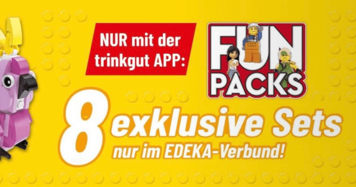 LEGO® Sammelaktion bei trinkgut Göldner: LEGO® Fun-Packs
